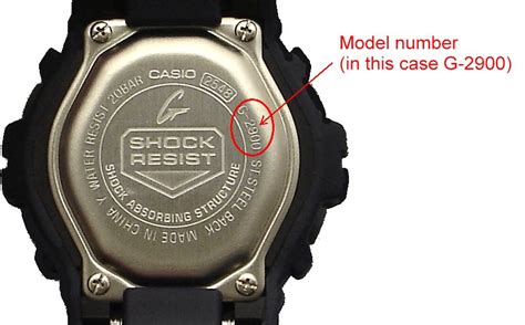 casio model id check